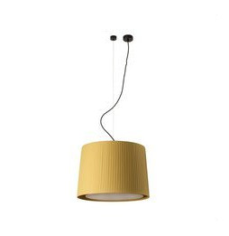 FARO - Luminaria SAMBA negro encintada E27 500x350 amarillo