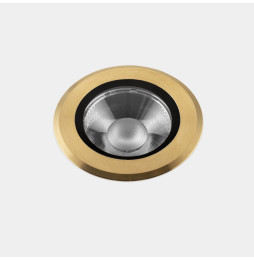 LedsC4 - Empotrable de suelo IP66-IP67 Max Big Round Trim LED 17.3 3000K oro PVD 1684lm