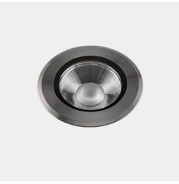 LedsC4 - Empotrable de suelo IP66-IP67 Max Big Round Trim LED 17.3 3000K metálico PVD 1684lm
