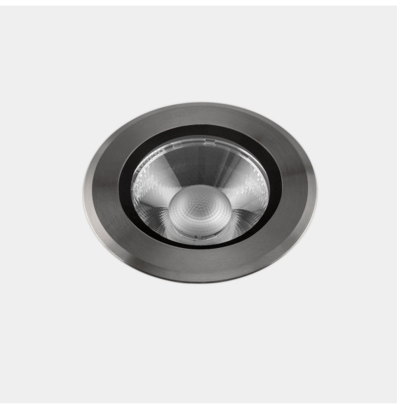 LedsC4 - Empotrable de suelo IP66-IP67 Max Big Round Trim LED 17.3 2700K metálico PVD 1565lm