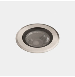 LedsC4 - Empotrable de suelo IP66-IP67 Max Big Round Trim LED 13.8 4000K acero inoxidable AISI 316 1086lm