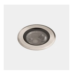 LedsC4 - Empotrable de suelo IP66-IP67 Max Big Round Trim LED 13.8 4000K acero inoxidable AISI 316 1086lm