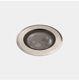 LedsC4 - Empotrable de suelo IP66-IP67 Max Big Round Trim LED 13.8 4000K acero inoxidable AISI 316 1120lm