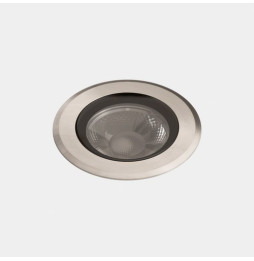 LedsC4 - Empotrable de suelo IP66-IP67 Max Big Round Trim LED 13.8 3000K acero inoxidable AISI 316 1076lm