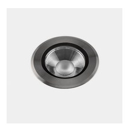 LedsC4 - Empotrable de suelo IP66-IP67 Max Big Round Trim LED 13.8 2700K metálico PVD 1086lm
