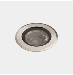 LedsC4 - Empotrable de suelo IP66-IP67 Max Big Round Trim LED 13.8 3000K acero inoxidable AISI 316 1120lm