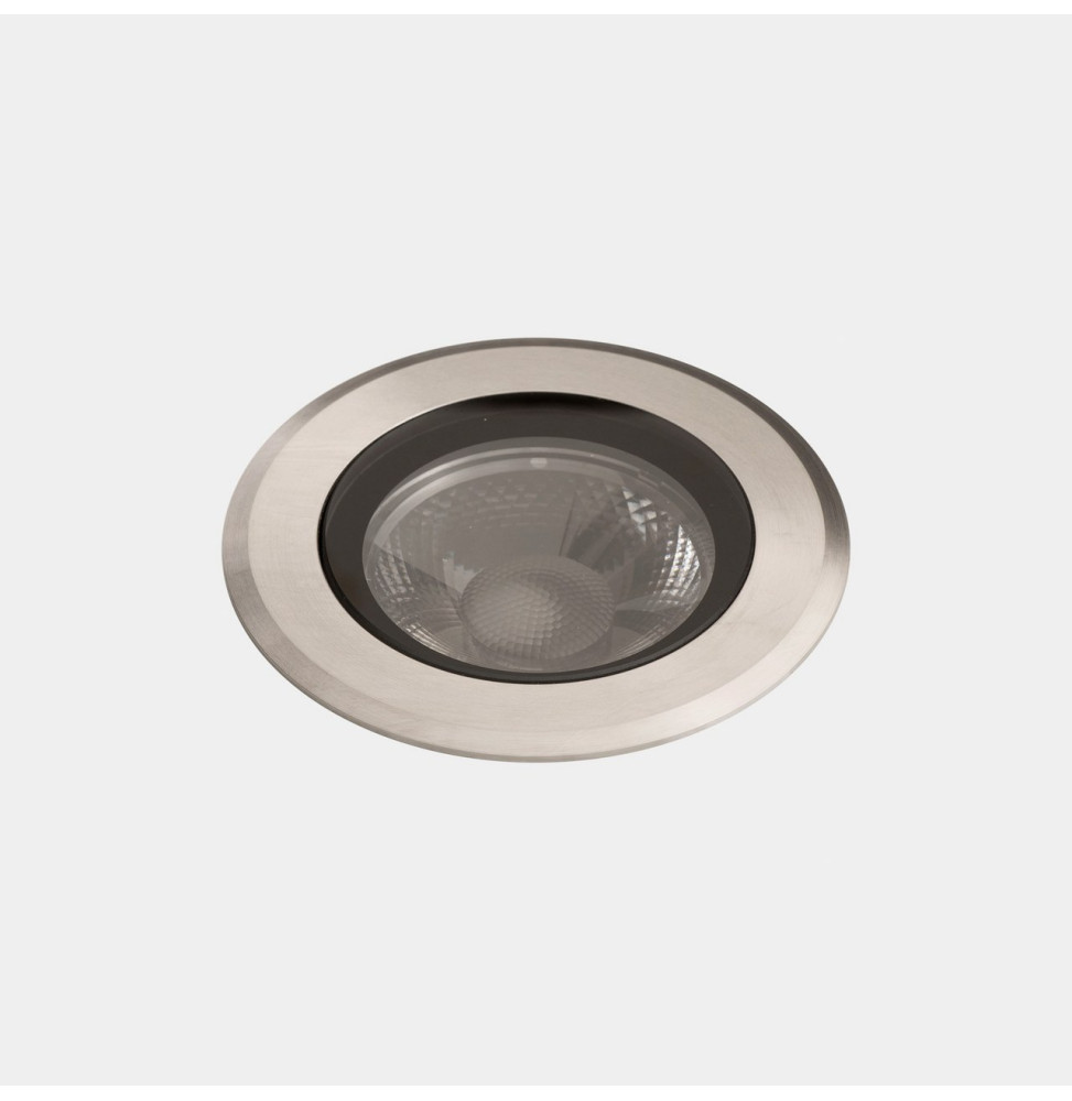 LedsC4 - Empotrable de suelo IP66-IP67 Max Big Round Trim LED 13.8 3000K acero inoxidable AISI 316 1120lm