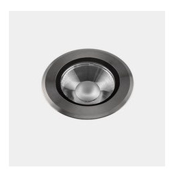 LedsC4 - Empotrable de suelo IP66-IP67 Max Big Round Trim LED 13.8 2700K metálico PVD 1120lm