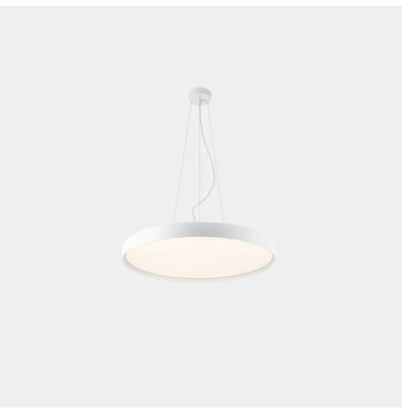 LedsC4 - Luminaria colgante Luno Slim Medium 37.8 4000K CRI 90 ON-OFF / DALI-2 blanco IP20 4114lm