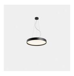 LedsC4 - Luminaria colgante Luno Slim Small 27.8 4000K CRI 90 ON-OFF / DALI-2 negro IP20 3158lm