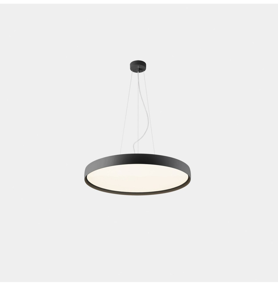 LedsC4 - Luminaria colgante Luno Slim Medium 37.8 3000K CRI 90 ON-OFF / DALI-2 negro IP20 3956lm LedsC4 - Luminaria colgante Luno Slim Medium 37.8 3000K CRI 90 ON-OFF / DALI-2 negro IP20 3956lm