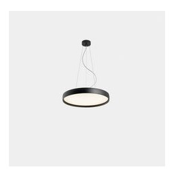 LedsC4 - Luminaria colgante Luno Slim Small 27.8 3000K CRI 90 ON-OFF / DALI-2 negro IP20 3037lm