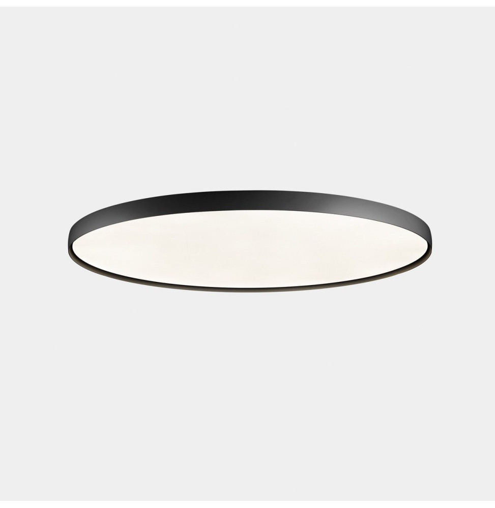 LedsC4 - Plafón Luno Slim superficie Extra Large 108.2 4000K CRI 90 ON-OFF / DALI-2 negro IP20 10257lm