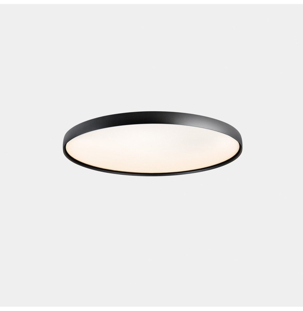 LedsC4 - Plafón Luno Slim superficie Large 71.3 3000K CRI 90 ON-OFF / DALI-2 negro IP20 6917lm LedsC4 - Plafón Luno Slim superficie Large 71.3 3000K CRI 90 ON-OFF / DALI-2 negro IP20 6917lm