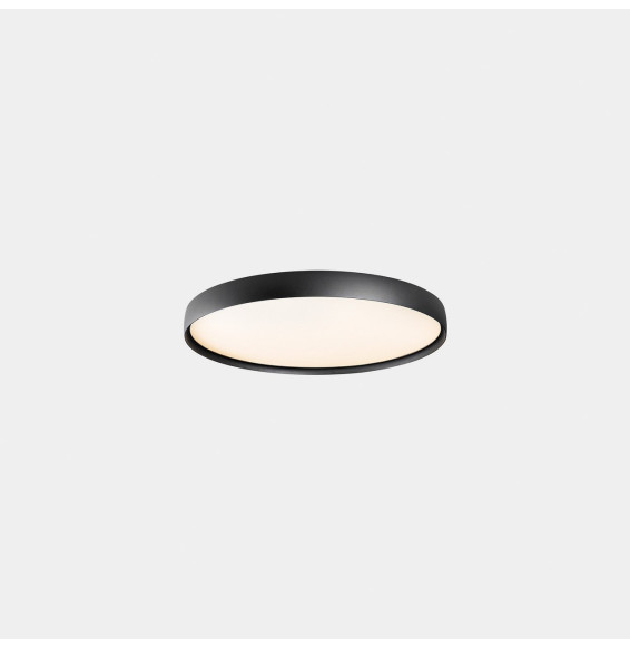 LedsC4 - Plafón Luno Slim superficie Medium 37.8 4000K CRI 90 ON-OFF / DALI-2 negro IP20 4114lm