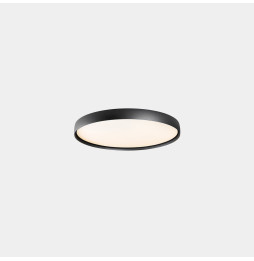 LedsC4 - Plafón Luno Slim superficie Medium 37.8 3000K CRI 90 ON-OFF / DALI-2 negro IP20 3956lm