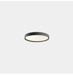 LedsC4 - Plafón Luno Slim superficie Small 27.8 3000K CRI 90 ON-OFF / DALI-2 negro IP20 3037lm