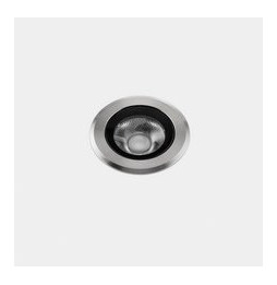 LedsC4 - Empotrable de suelo IP66-IP67 Max Medium Round Trim LED 7.9 3000K acero inoxidable AISI 316 519lm