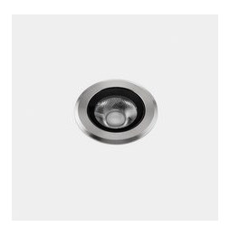 LedsC4 - Empotrable de suelo IP66-IP67 Max Medium Round Trim LED 7.9 3000K acero inoxidable AISI 316 459lm