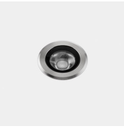 LedsC4 - Empotrable de suelo IP66-IP67 Max Medium Round Trim LED 7.9 3000K acero inoxidable AISI 316 423lm
