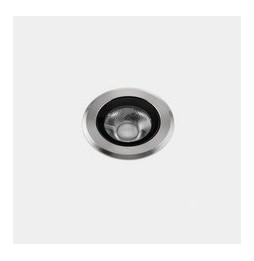 LedsC4 - Empotrable de suelo IP66-IP67 Max Medium Round Trim LED 7.9 3000K acero inoxidable AISI 316 423lm