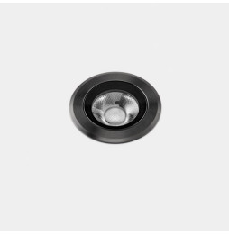 LedsC4 - Empotrable de suelo IP66-IP67 Max Medium Round Trim LED 7.9 2700K metálico PVD 519lm