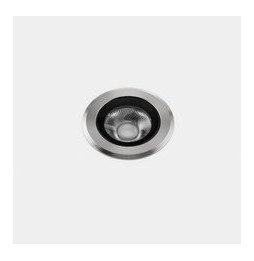 LedsC4 - Empotrable de suelo IP66-IP67 Max Medium Round Trim LED 7.9 2700K acero inoxidable AISI 316 519lm