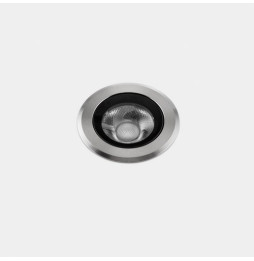 LedsC4 - Empotrable de suelo IP66-IP67 Max Medium Round Trim LED 7.9 2700K acero inoxidable AISI 316 459lm