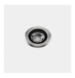 LedsC4 - Empotrable de suelo IP66-IP67 Max Medium Round Trim LED 7.9 2700K acero inoxidable AISI 316 459lm