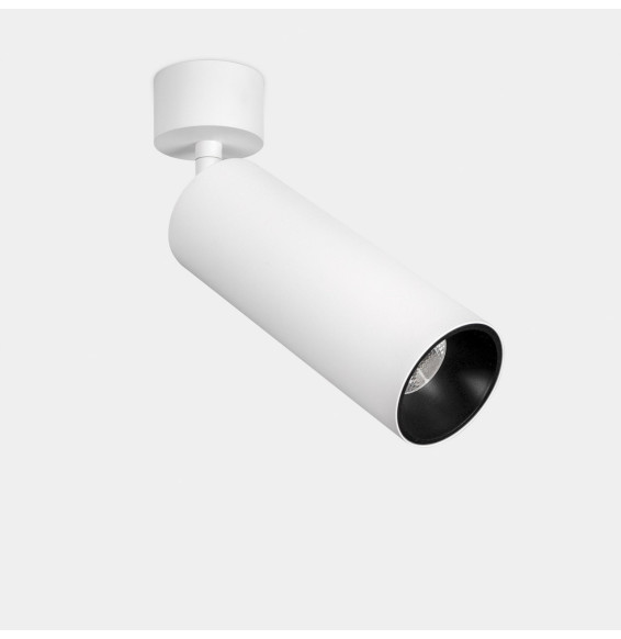 LedsC4 - Proyector Play superficie 8.6 3000K CRI 90 27.9° DALI-2 negro/blanco 637lm