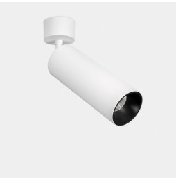 LedsC4 - Proyector Play superficie 8.6 3000K CRI 90 27.9° DALI-2 negro/blanco 637lm