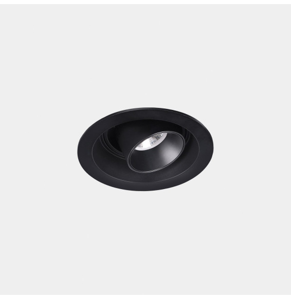 LedsC4 - Downlight Play Snoot Mini Round Adjustable 4.4 4000K CRI 80 45.8° DALI-2 negro IN IP20 / OUT IP23 300lm