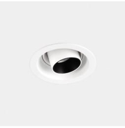 LedsC4 - Downlight Play Snoot Mini Round Adjustable 4.4 4000K CRI 80 46° DALI-2 blanco IN IP20 / OUT IP23 300lm