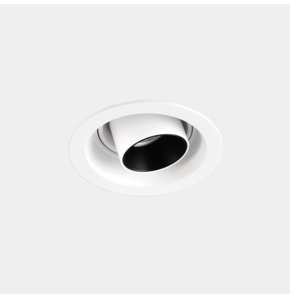 LedsC4 - Downlight Play Snoot Mini Round Adjustable 4.4 3000K CRI 80 46° DALI-2 blanco IN IP20 / OUT IP23 300lm