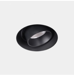 LedsC4 - Downlight Play Snoot Round Adjustable Trimless 8.5 3000K CRI 90 7.5° negro IN IP20 / OUT IP23 521lm