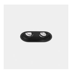 LedsC4 - Downlight Play Deco Double 10.5 4000K CRI 90 7.7° ON-OFF negro IN IP20 / OUT IP54 575lm