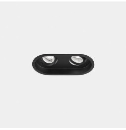 LedsC4 - Downlight Play Deco Double 10.5 4000K CRI 90 7.7° DALI-2/PUSH negro IN IP20 / OUT IP54 575lm