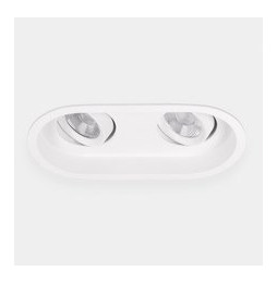 LedsC4 - Downlight Play Deco Double 10.5 4000K CRI 90 7.7° DALI-2/PUSH blanco IN IP20 / OUT IP54 575lm