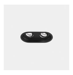 LedsC4 - Downlight Play Deco Double 8.5 4000K CRI 90 7.7° negro IN IP20 / OUT IP54 575lm