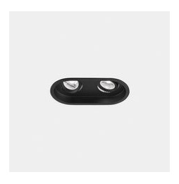 LedsC4 - Downlight Play Deco Double 10.5 2700K CRI 90 7.7° ON-OFF negro IN IP20 / OUT IP54 499lm