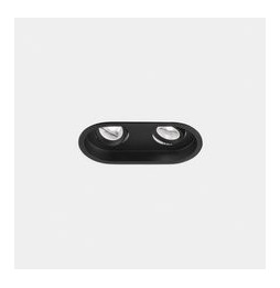LedsC4 - Downlight Play Deco Double 8.5 2700K CRI 90 7.7° negro IN IP20 / OUT IP54 499lm