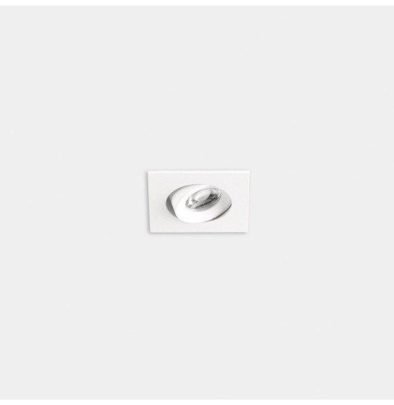 LedsC4 - Downlight Play Flat Mini Square Adjustable 4.4 3000K CRI 80 47.6° DALI-2 blanco IN IP20 / OUT IP23 322lm