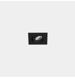 LedsC4 - Downlight Play Flat Mini Square Adjustable 2.9 4000K CRI 80 9° DALI-2 negro IN IP20 / OUT IP23 114lm