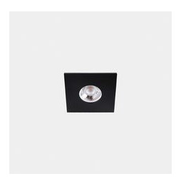 LedsC4 - Downlight Play Flat Mini Square Fixed 4.4 4000K CRI 80 28.5° DALI-2 negro IN IP20 / OUT IP54 347lm