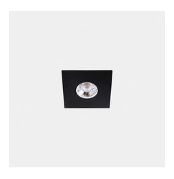 LedsC4 - Downlight Play Flat Mini Square Fixed 4.4 3000K CRI 80 28.5° DALI-2 negro IN IP20 / OUT IP54 347lm