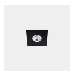 LedsC4 - Downlight Play Flat Mini Square Fixed 4.4 2700K CRI 80 28.4° DALI-2 negro IN IP20 / OUT IP54 347lm