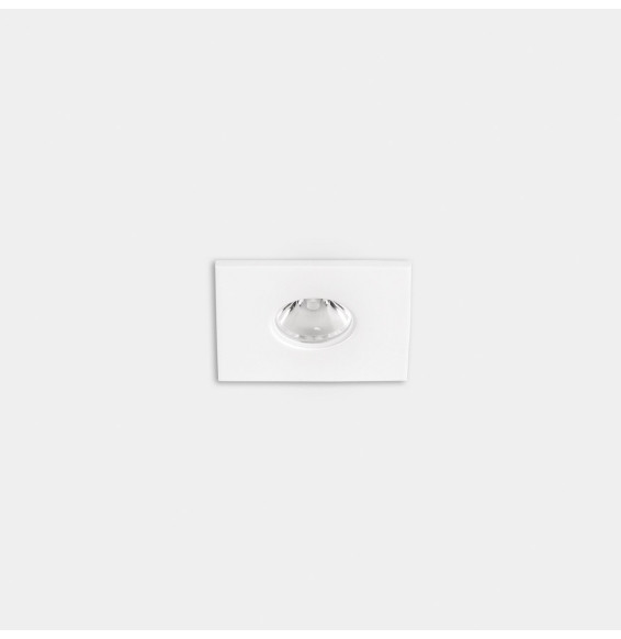 LedsC4 - Downlight Play Flat Mini Square Fixed 4.4 3000K CRI 80 28.6° DALI-2 blanco IN IP20 / OUT IP54 349lm
