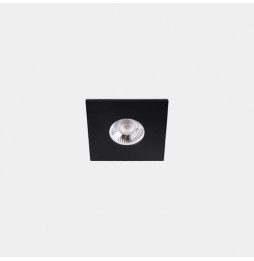 LedsC4 - Downlight Play Flat Mini Square Fixed 2.9 4000K CRI 80 7.4° DALI-2 negro IN IP20 / OUT IP54 117lm