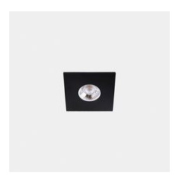 LedsC4 - Downlight Play Flat Mini Square Fixed 4.4 2700K CRI 80 46.9° DALI-2 negro IN IP20 / OUT IP54 319lm