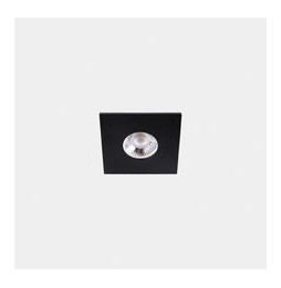LedsC4 - Downlight Play Flat Mini Square Fixed 2.9 3000K CRI 80 7.4° DALI-2 negro IN IP20 / OUT IP54 117lm